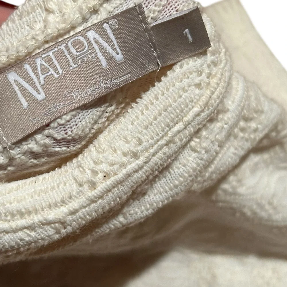 Nation LTD textured white midi dress - Picture 5 of 7